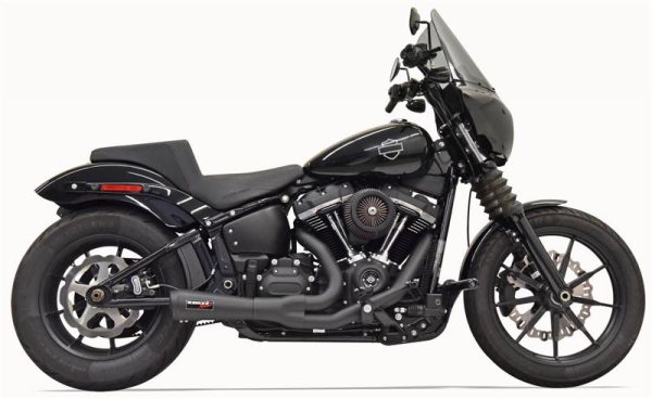 BASSANI Black Ripper Road Rage 2 Into 1 Exhaust System - 1S73B