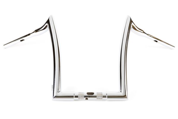 FACTORY 47 Chrome 1 1/2 in. Signature 14 in. Rise Handlebar - hb1825014c