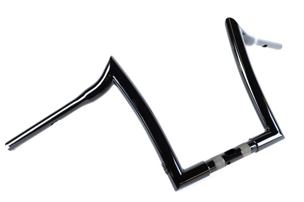 FACTORY 47 Gloss Black 1 1/2 in. Signature 12 in. Rise Handlebar - hb1825012b - Image 2