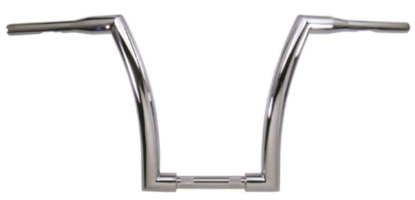 V-FACTOR Chrome 12 in. Hefty Ape Hanger 1 1/2 in. Handlebar w/1 in. Clamping - 40019