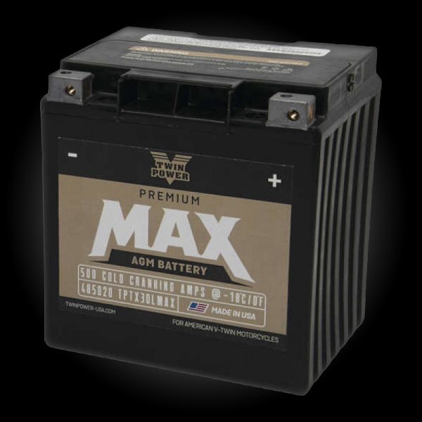 TWIN POWER Max High-Performance Factory-Activated AGM Battery - TPWM732GH