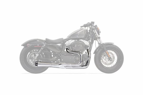 BASSANI Chrome Short Road Rage 2 into 1 System - 1X22R