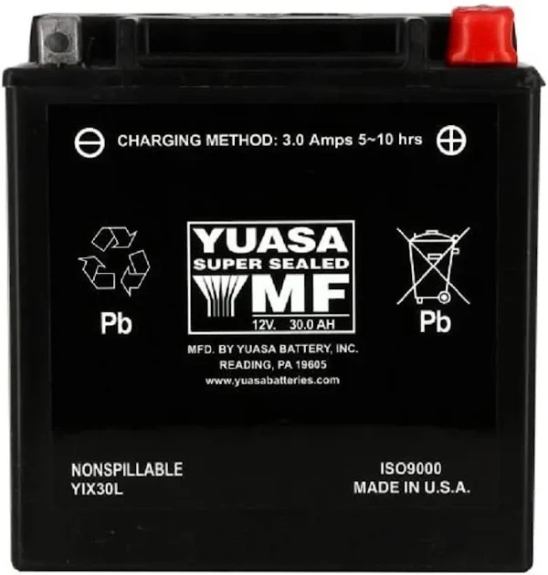 YUASA High Performance AGM Maintenance Free Battery - YUAM6230X