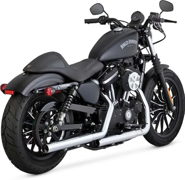 VANCE & HINES Chrome Straightshot HS Slip-Ons - 16863