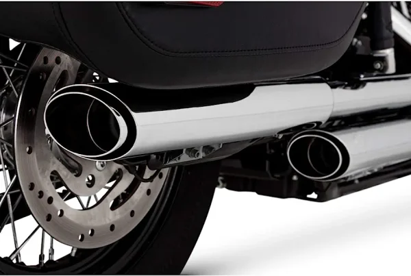 VANCE & HINES Chrome Twin Slash Slip-Ons - 16879