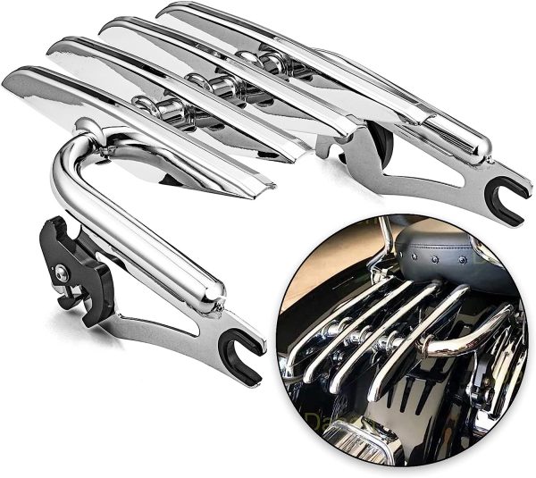 CMC MOTORSPORTS Chrome Stealth Luggage Rack - 09 Luggage Rack - CH-1