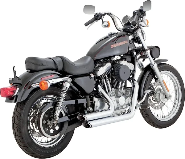 VANCE & HINES Chrome Shortshots Staggered Exhaust System - 17223