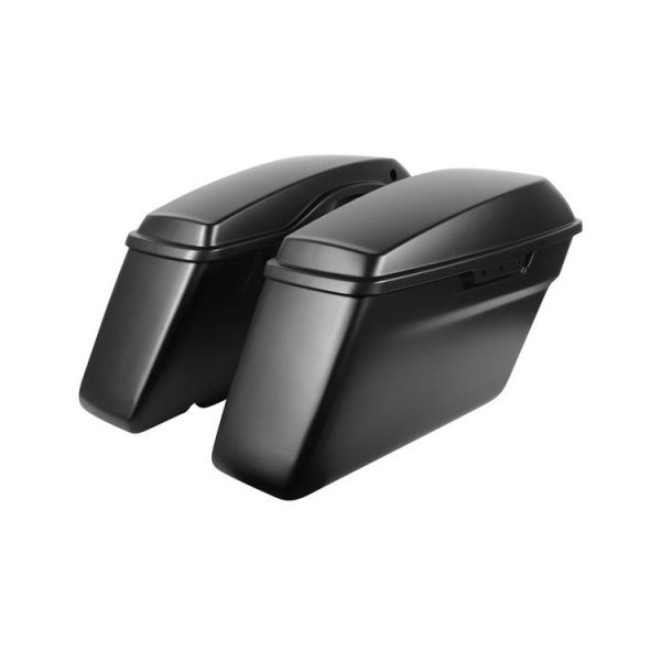 HOGWORKZ Vivid Black Standard Saddlebags - HW149108 - Image 2