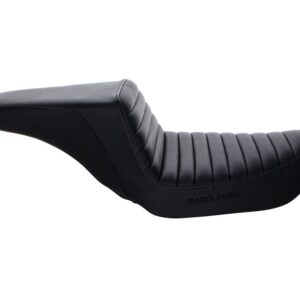 SADDLEMEN SEATS Step-Up Tuck & Roll Dual Seat. Fits Dyna 1996-2003.